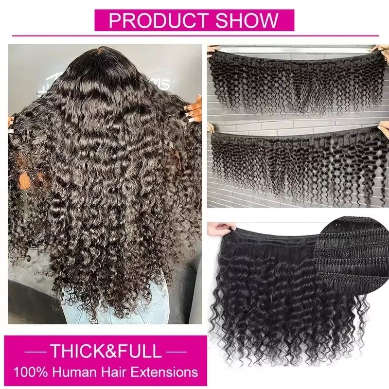 Paquetes de Cabello Humano Ond - Deep Wave 3 Bundles With Closure reseña y precio