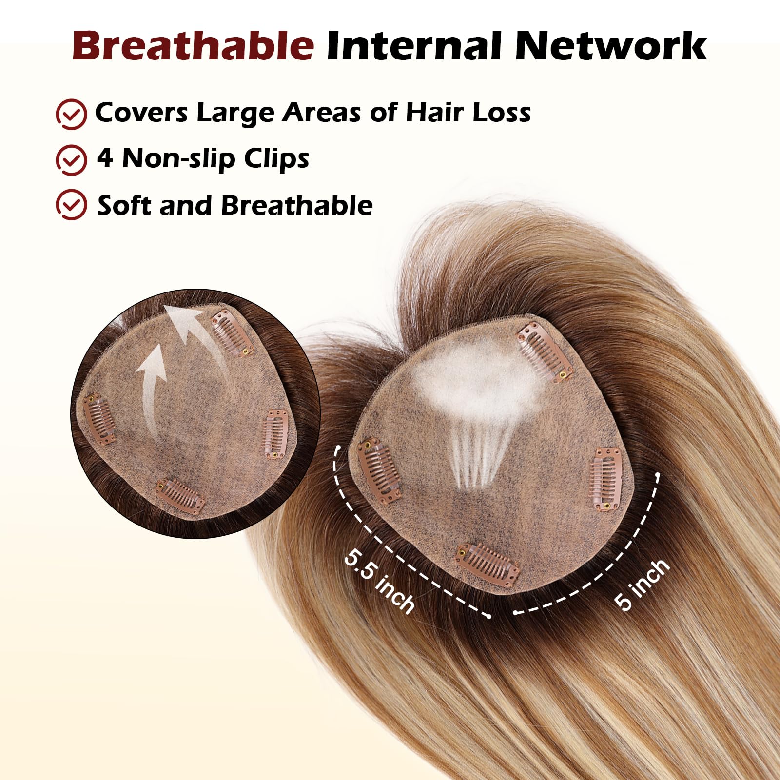 Tooers de cabello humano 100%  - Seamless Clip In Hair Extensions Human Hair reseña y precio