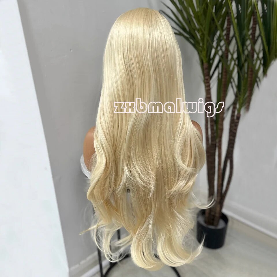 Peluca de cabello sintético 61 - 613 Blonde Body Wave Lace Front Wig reseña y precio