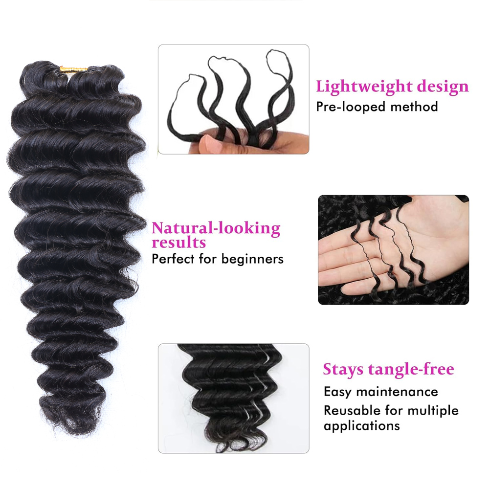 Mechones de cabello humano con - Hair Bundles reseña y precio