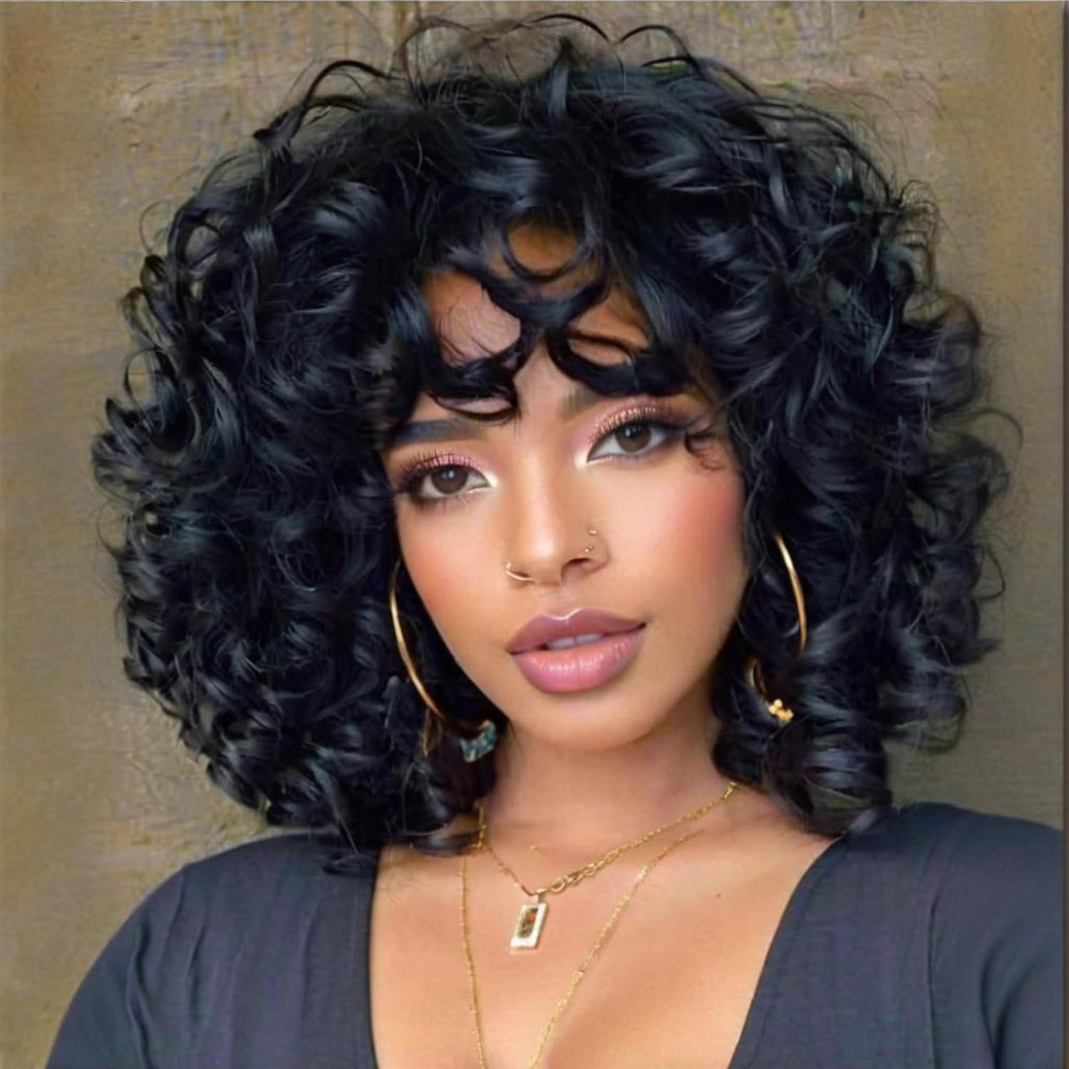 Pelucas de cabello humano riza - Short Pixie Cut Wig Human Hair Cheap reseña y precio