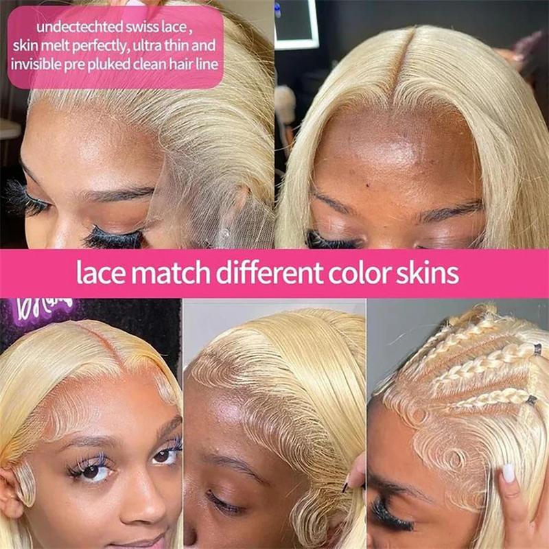 Peluca de Cabello Humano 613 c - 613 Blonde Body Wave Lace Front Wig reseña y precio