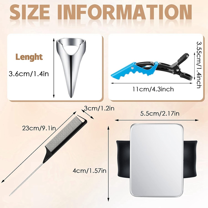 8 Piezas Anillos Separadores d - Hair Clips reseña y precio