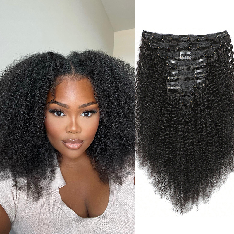 Extensiones de cabello humano  - Seamless Clip In Hair Extensions Human Hair reseña y precio
