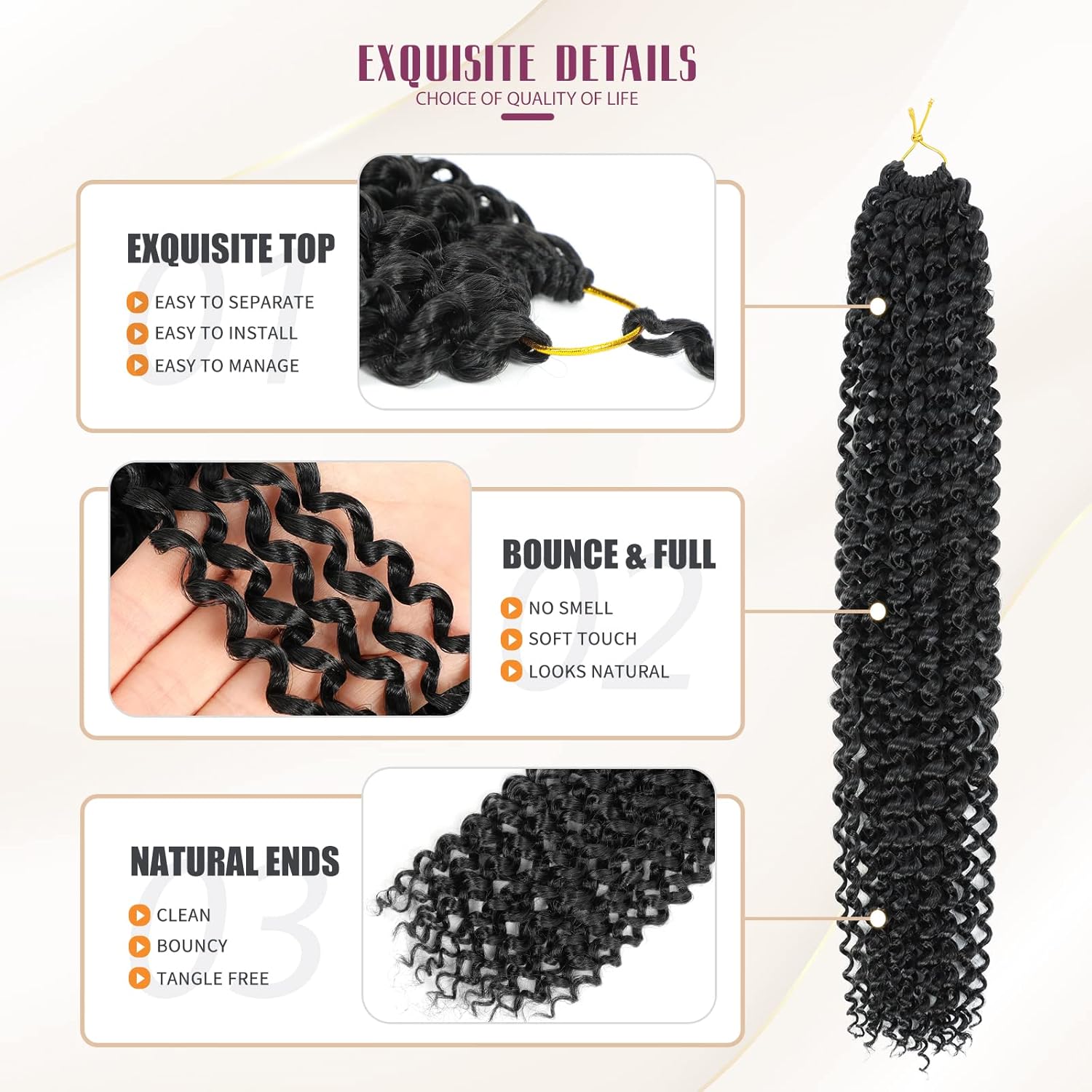 Passion Twist-extensiones de c - Synthetic Braided Wigs For Black Women reseña y precio