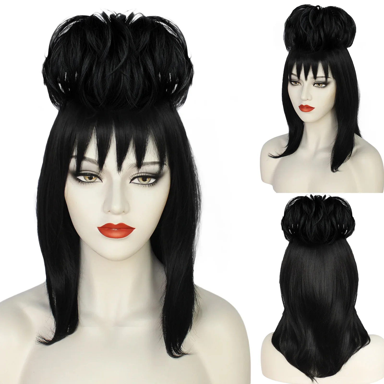 Peluca de Cosplay Lydia Deetz, - Synthetic Braided Wigs For Black Women reseña y precio
