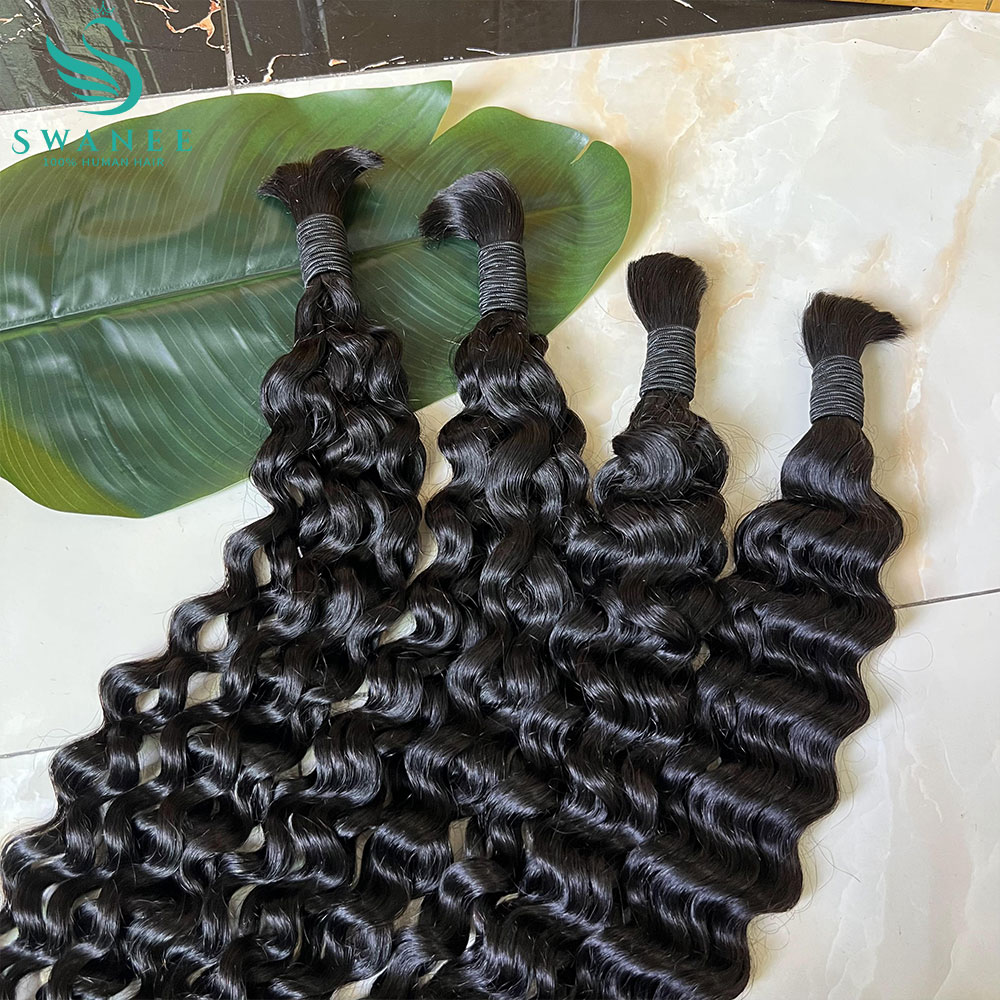 Cabello Humano 100% Natural en - Water Wave Bulk Human Hair For Braiding reseña y precio