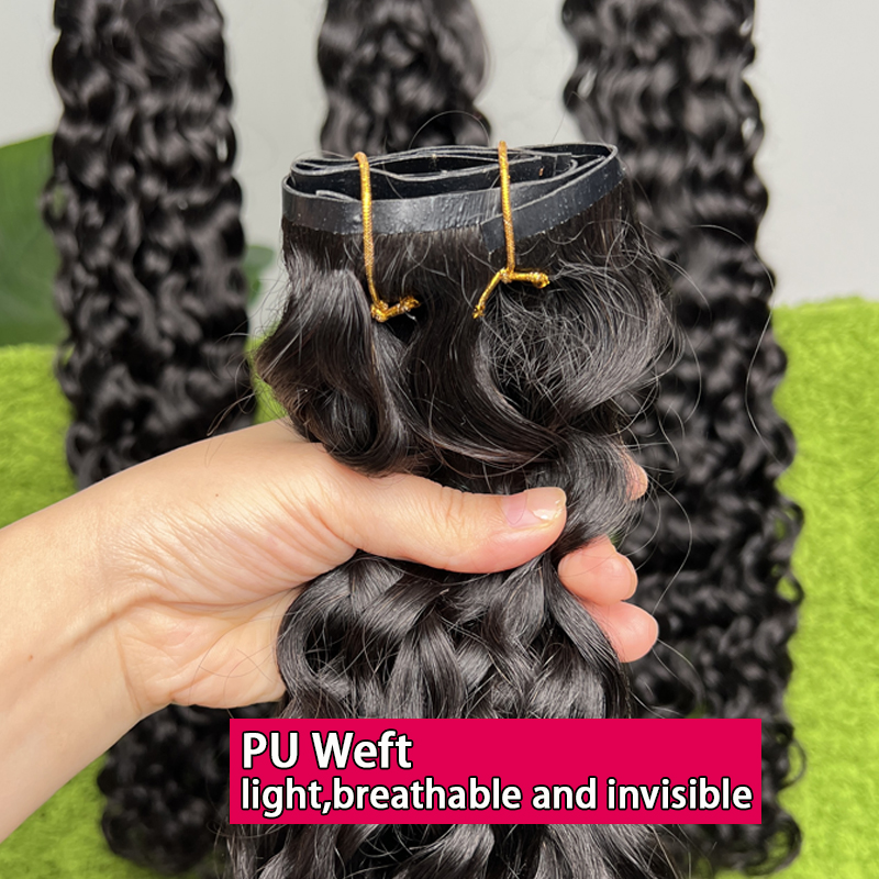 Extensiones de Cabello Humano  - Seamless Clip In Hair Extensions Human Hair reseña y precio