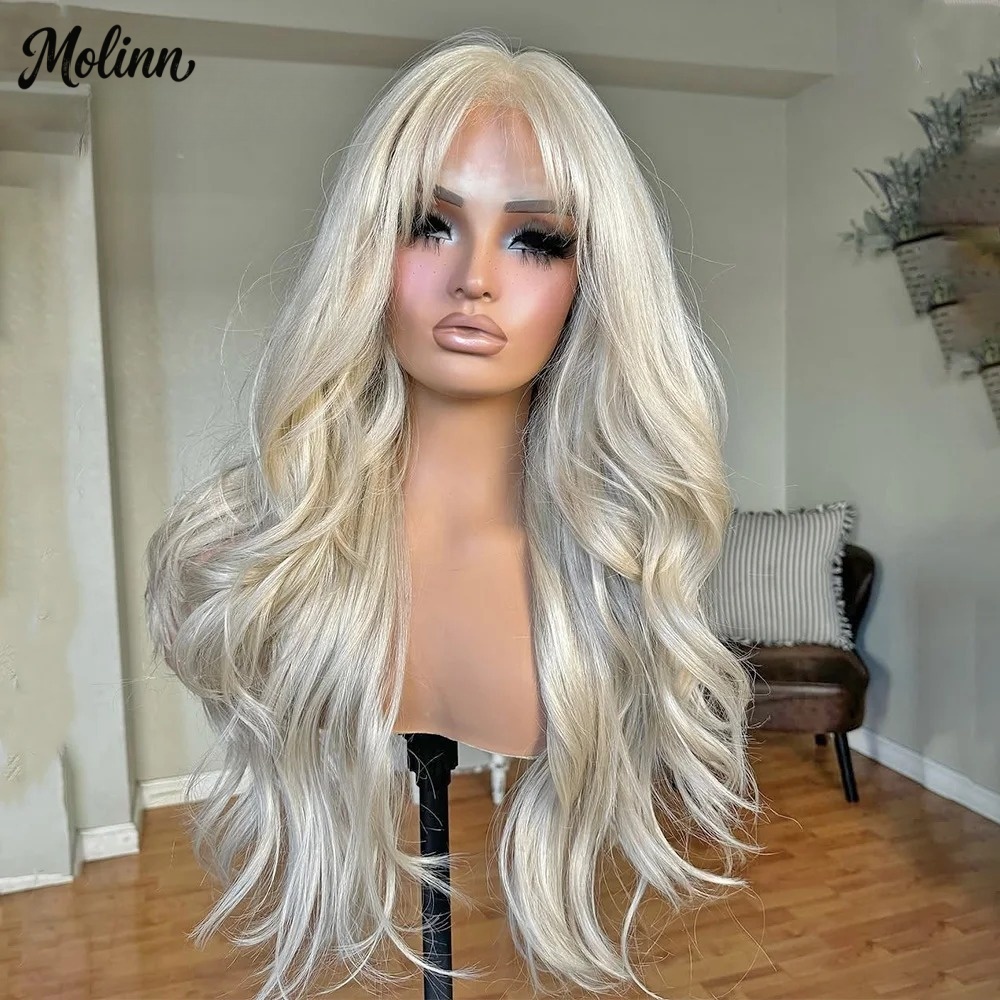 Peluca de encaje frontal 13x4  - 613 Blonde Body Wave Lace Front Wig reseña y precio