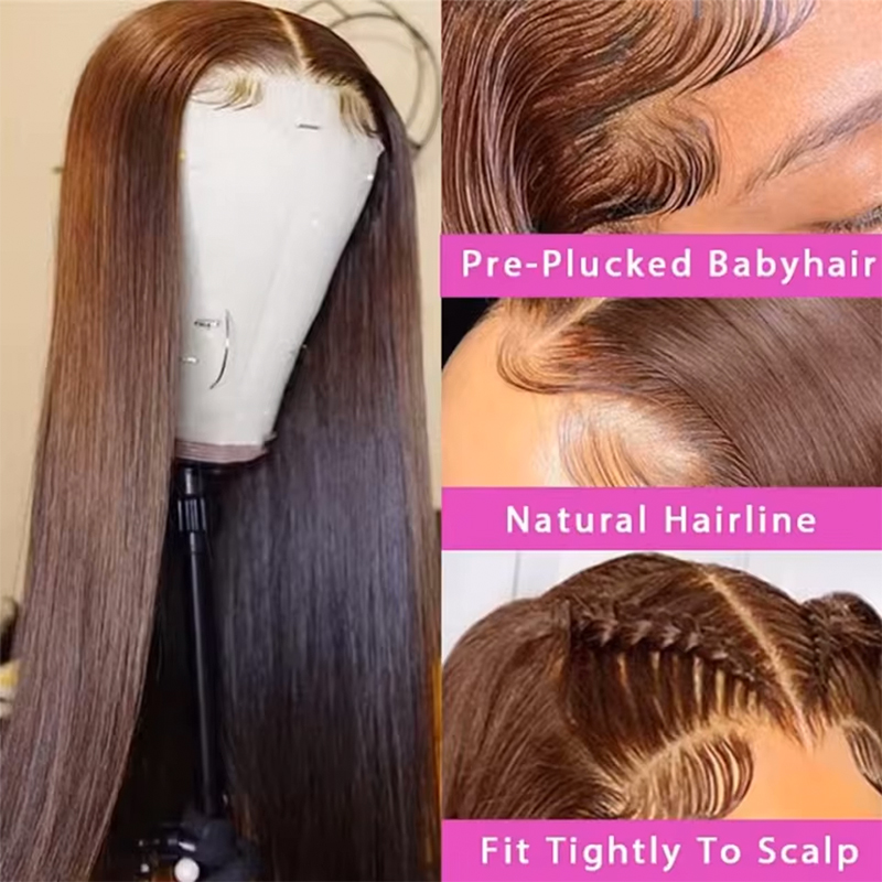 Peluca de Cabello Humano Liso  - Lace Front Wigs reseña y precio