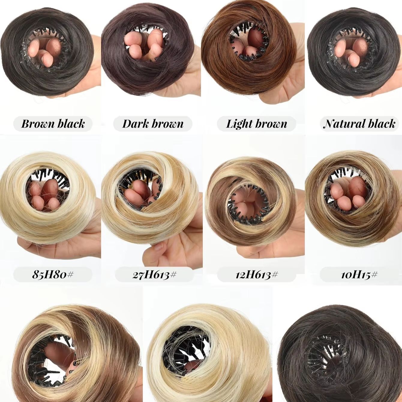 Pinza de pelo sintética mini p - Claw Clip Messy Bun Hair Piece reseña y precio